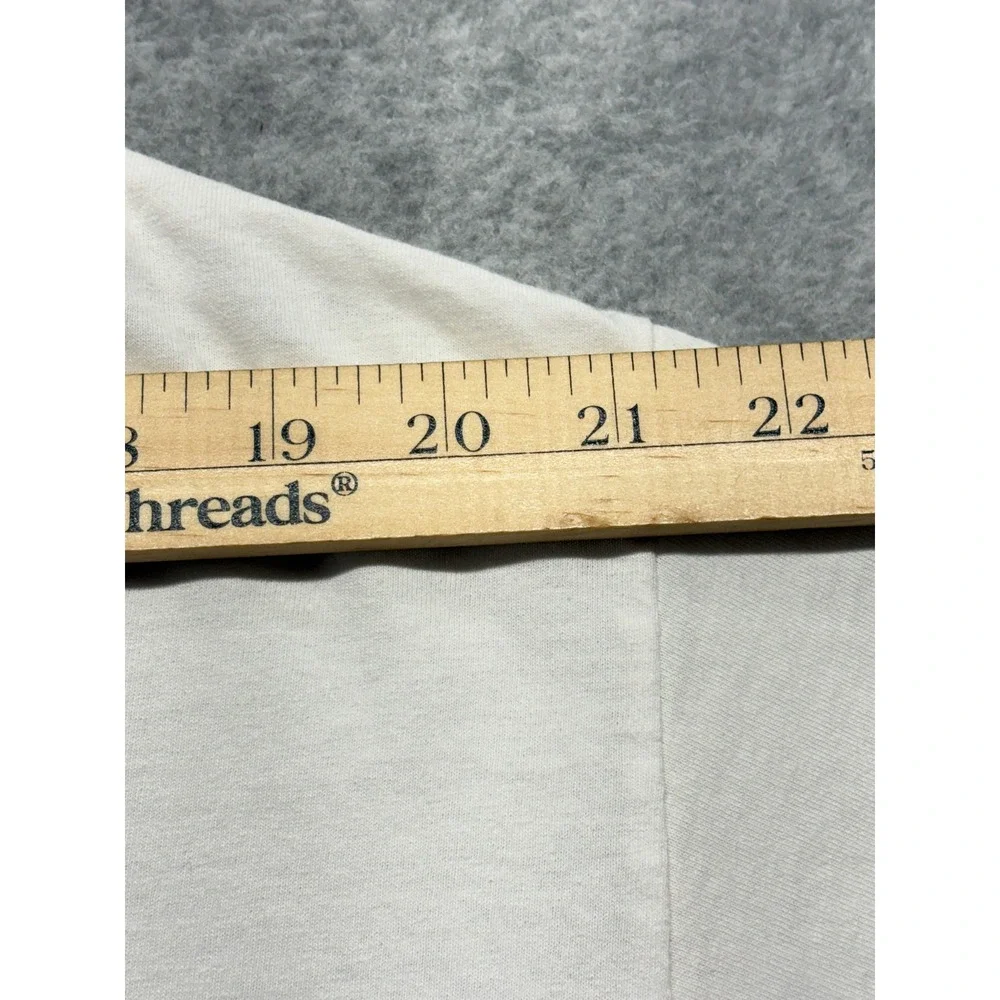 Polaroid T Shirt Mens XL White Fruit of the Loom HD Cotton Rainbow Logo Graphic
